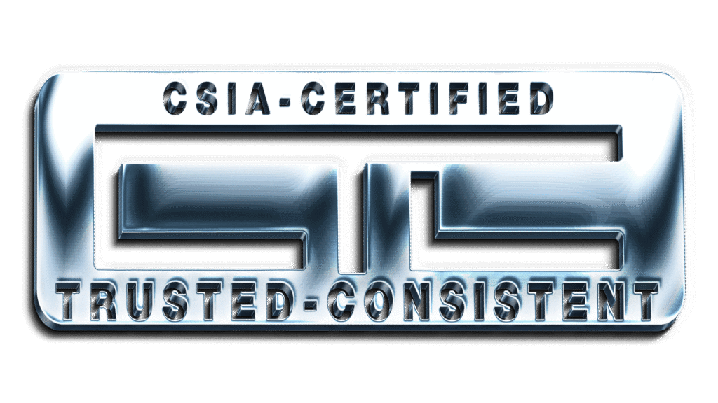 CSIA CERTIFICATE logo