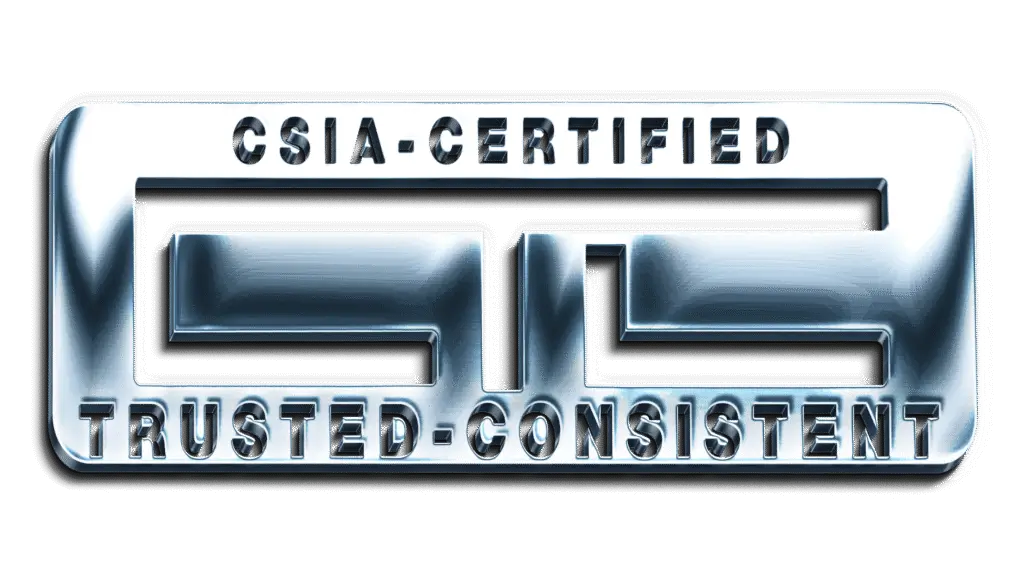 CSIA CERTIFICATE logo