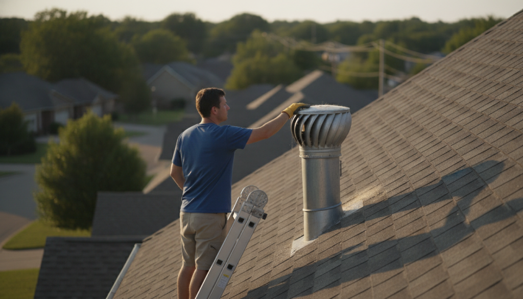 Clothes Come Out of Dryer Smelling Burnt: A 2026 Homeowner's Fix Guide 2 homeowner checking exterior dryer vent cap for blockage before calling a professional